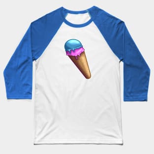 Unicorn Ice Cream Baseball T-Shirt